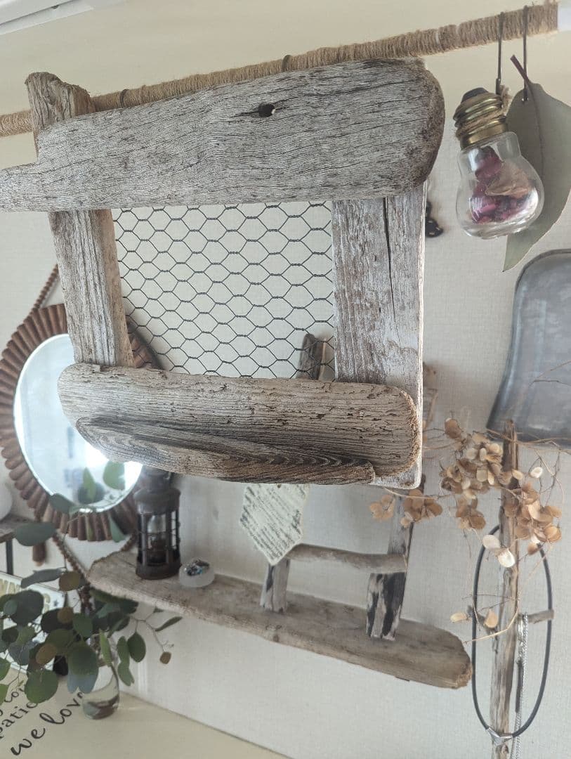 流木インテリア アンティークラック