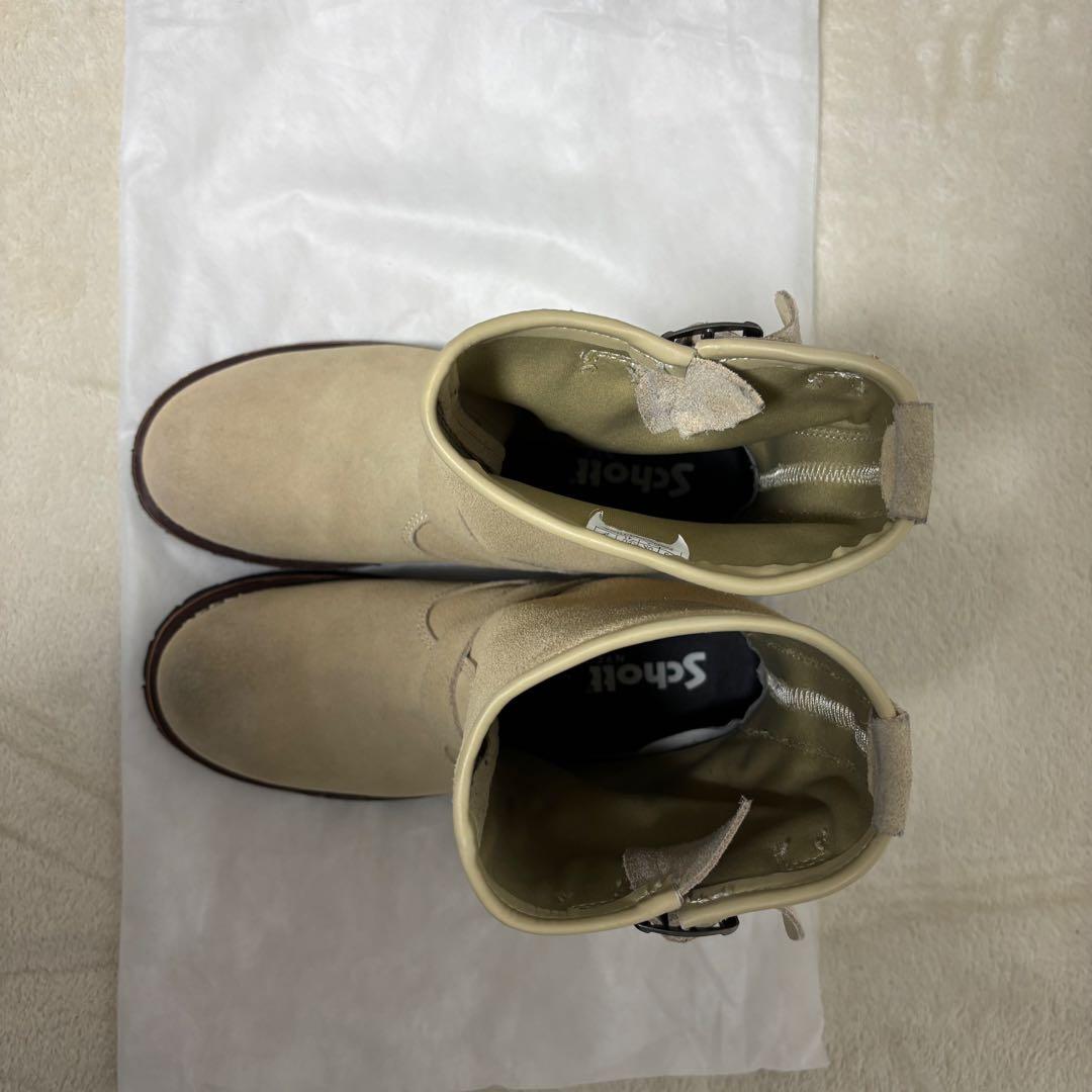 ショット SCHOTT S23001 エンジニアブーツ スエード　バイク　ブーツ