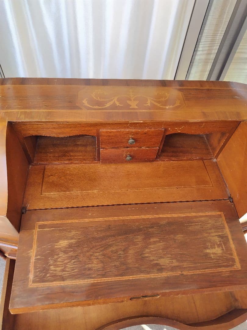 アンティーク　イタリア家具　タロッコ社　ライティングビューロー