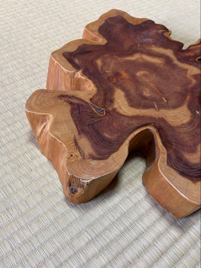 欅 けやき 無垢 一枚板 飾り台 敷板 花台 香炉台 天然木