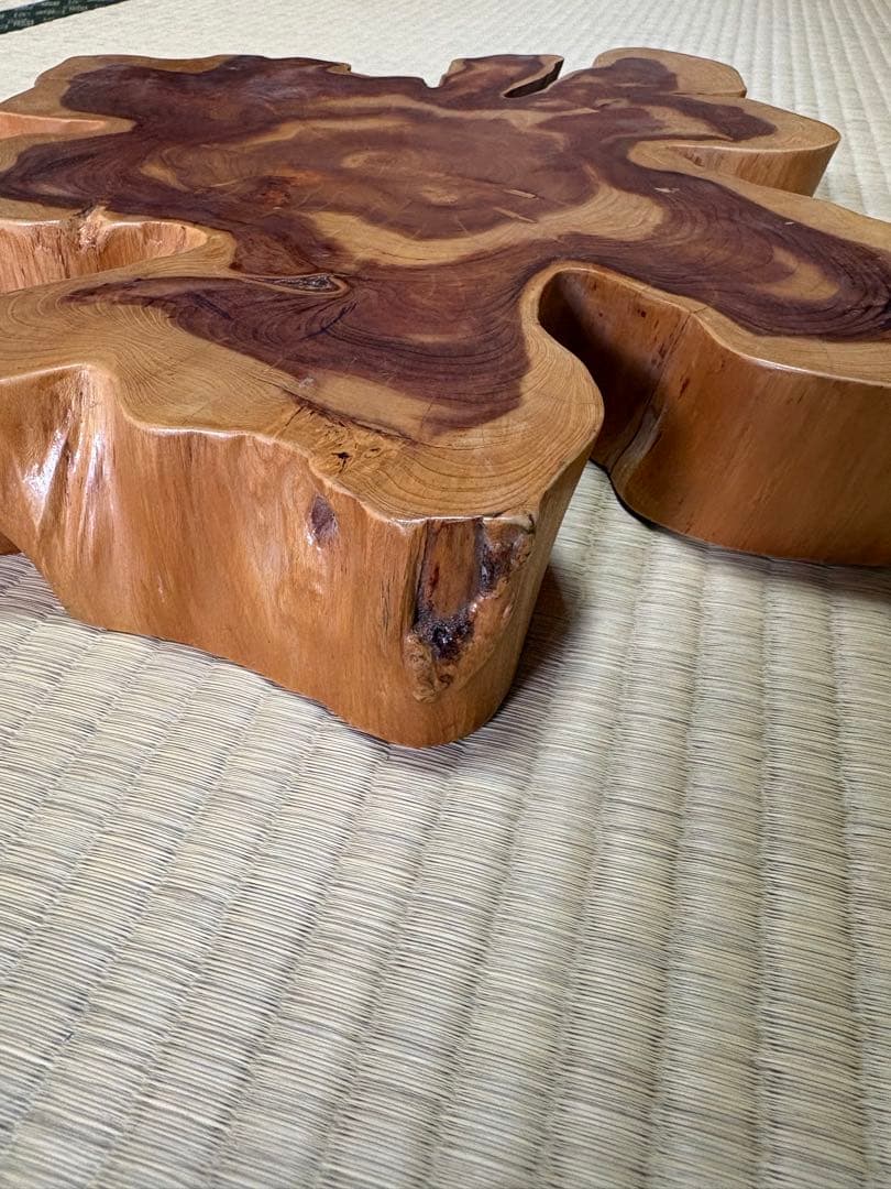 欅 けやき 無垢 一枚板 飾り台 敷板 花台 香炉台 天然木