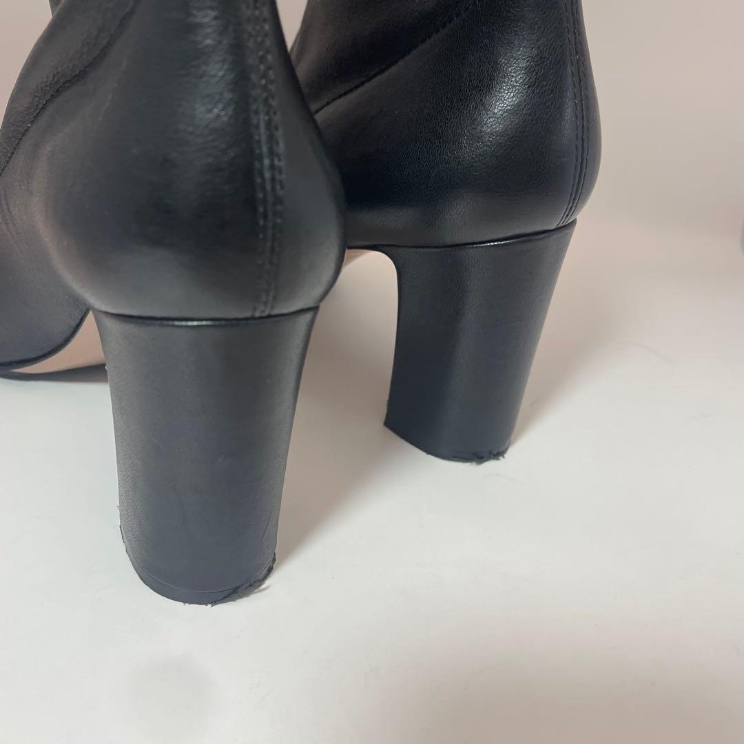 【極美品】PELLICO ペリーコ ストレッチブーツ ブラック 38 レザー