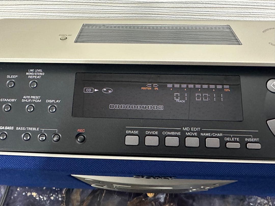 美品SONY ZS-M5長期保管品 メンテ済 動作良好♪名機 高音質CD/MD