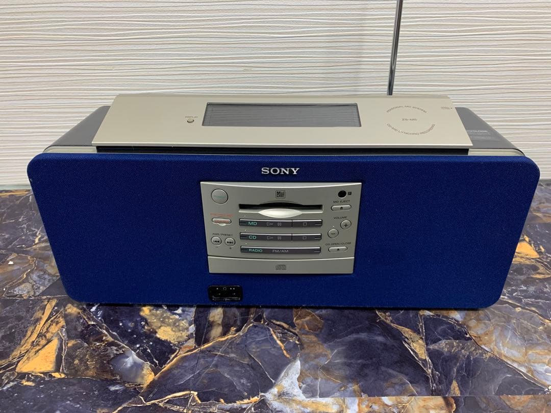 美品SONY ZS-M5長期保管品 メンテ済 動作良好♪名機 高音質CD/MD