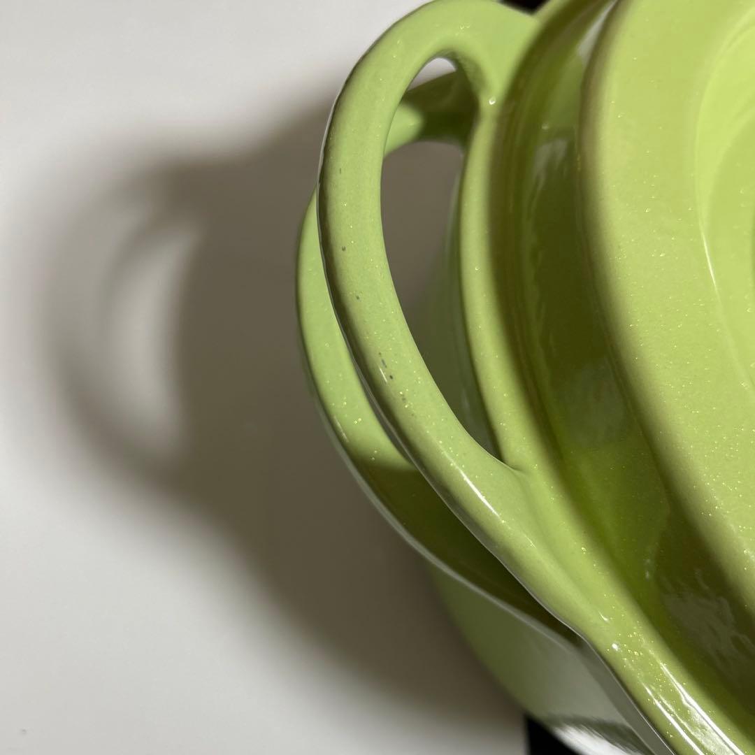 バーミキュラ　無水鍋　ホーロー鍋　ライトグリーン　22㎝