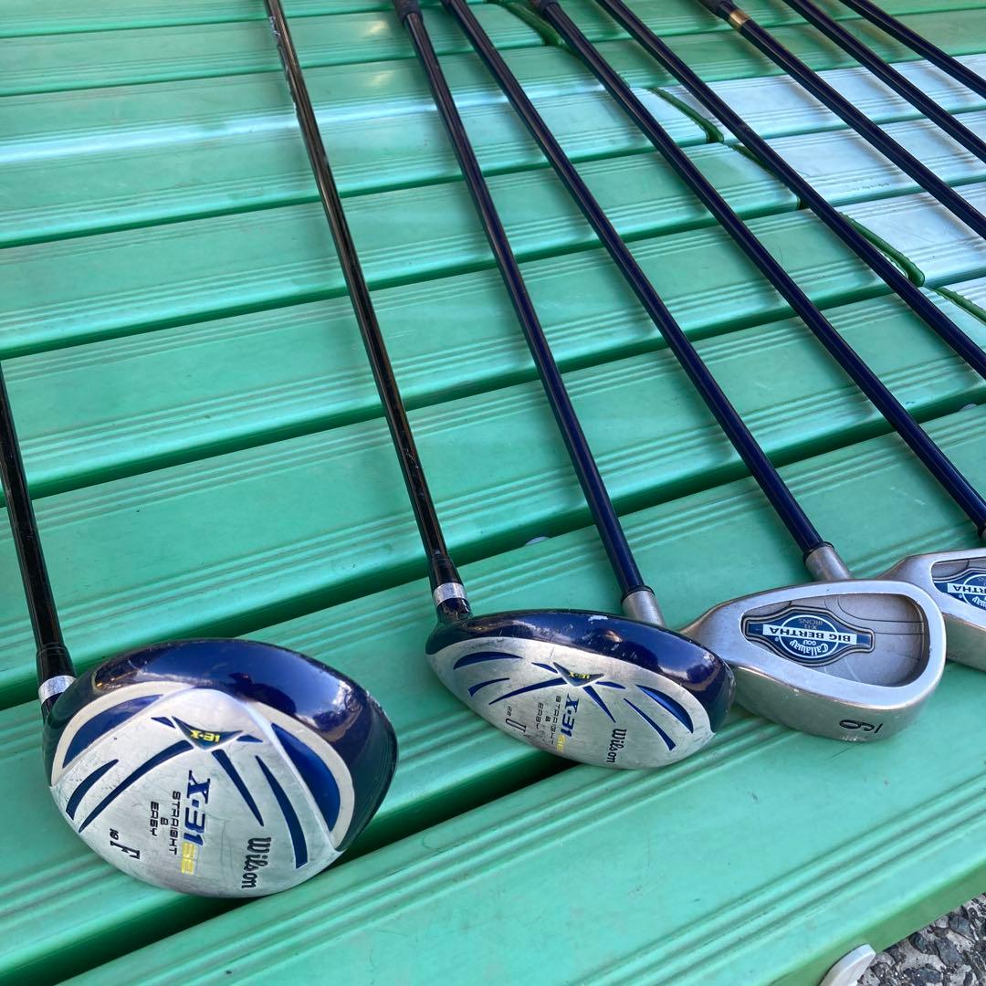 Larouge メンズ ゴルフクラブセット 9本