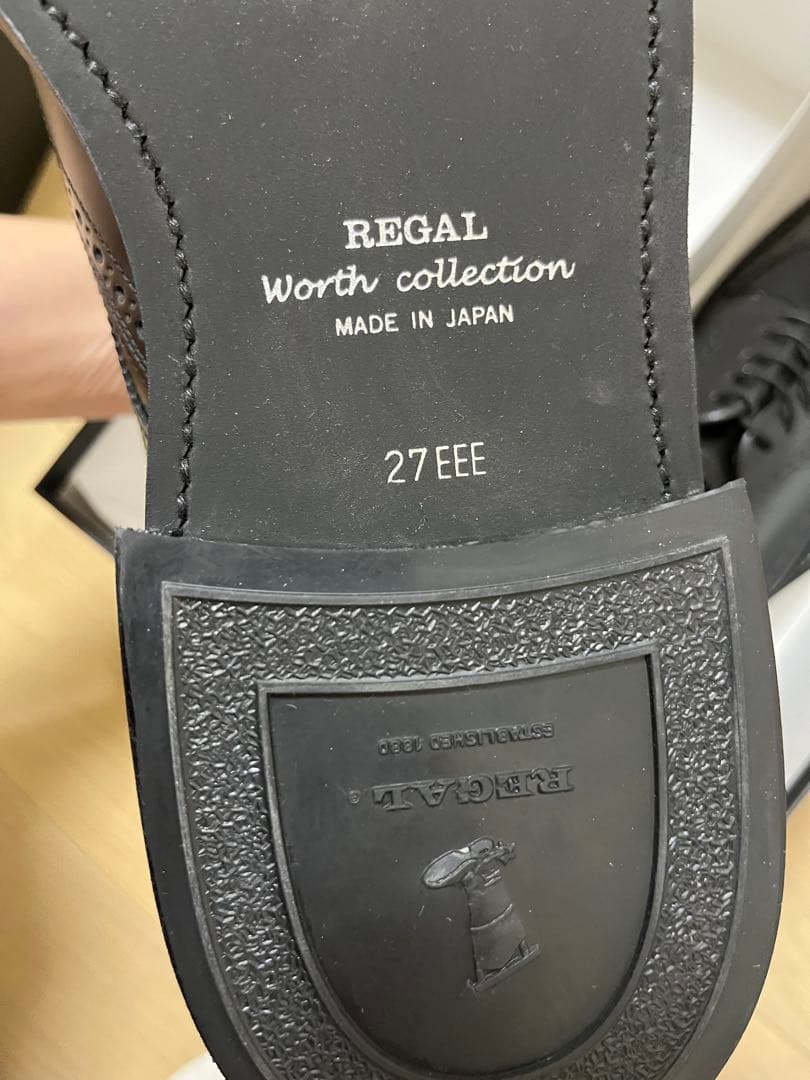 REGAL Worth collection 黒 ドレスシューズ 27 EEE