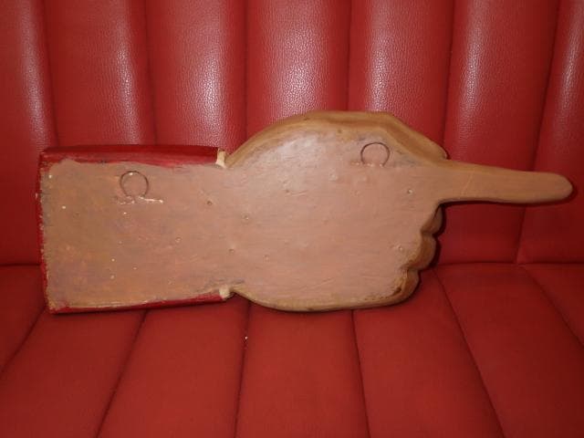 ポインティングハンド★壁掛け★ビンテージ★フィンガーポインティング★店舗什器