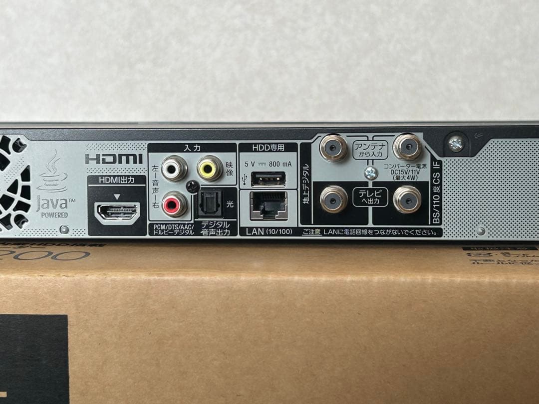 Sony BDZ-EW1200 1TB ブルーレイ／DVD レコーダー