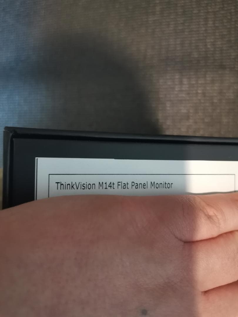 ディスプレイ・モニター本体 Lenovo ThinkVision M14t
