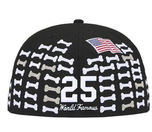 新品 25aw【7 3/4・黒】Bones Box Logo New Era