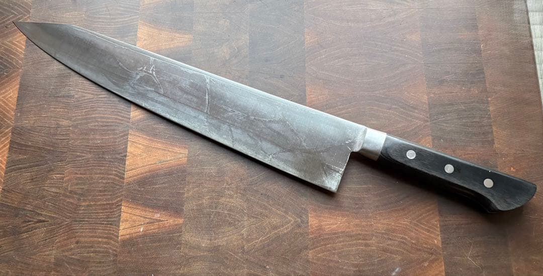 一文字恒光　切付　牛刀　330mm 尺一　包丁　全鋼　洋包丁　本職