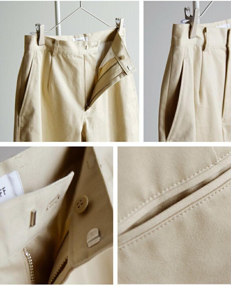 新品★ LOEFF ロエフ コットン チノパンツ　チノパン　ユナイテッドアローズ