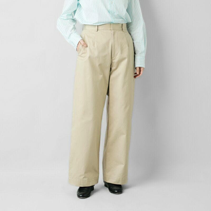 新品★ LOEFF ロエフ コットン チノパンツ　チノパン　ユナイテッドアローズ