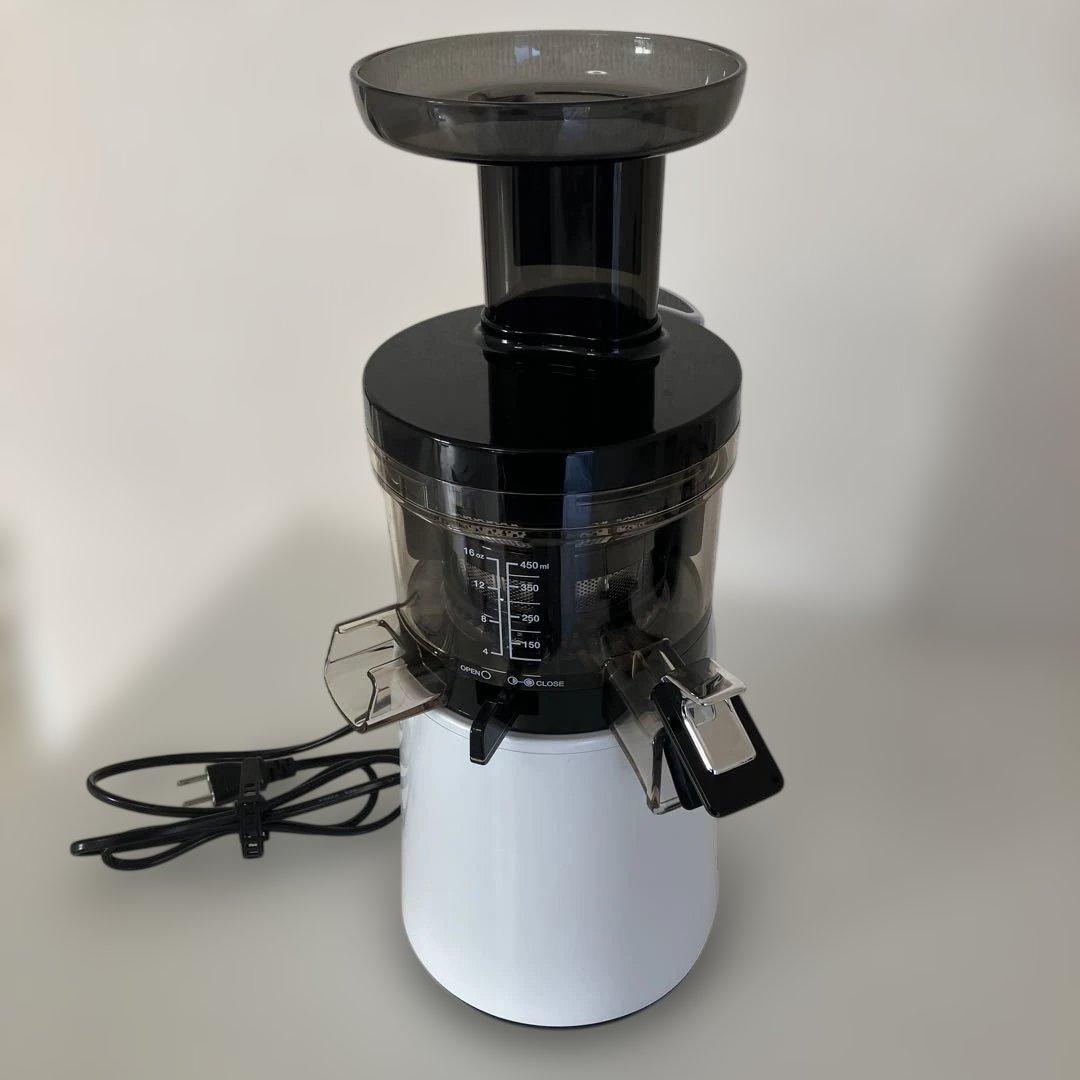 （美品）HUROM スロージューサー H-AA-WBA17 パールホワイト