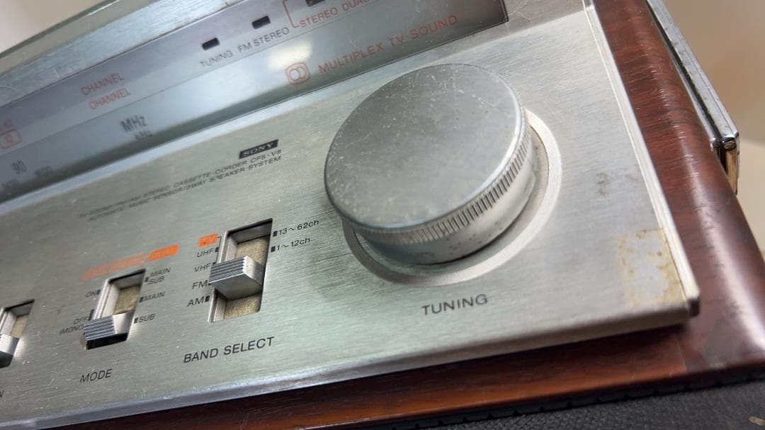 SONY レトロラジカセ　CFS-8　STEREO　ZILBA’P　　テープ