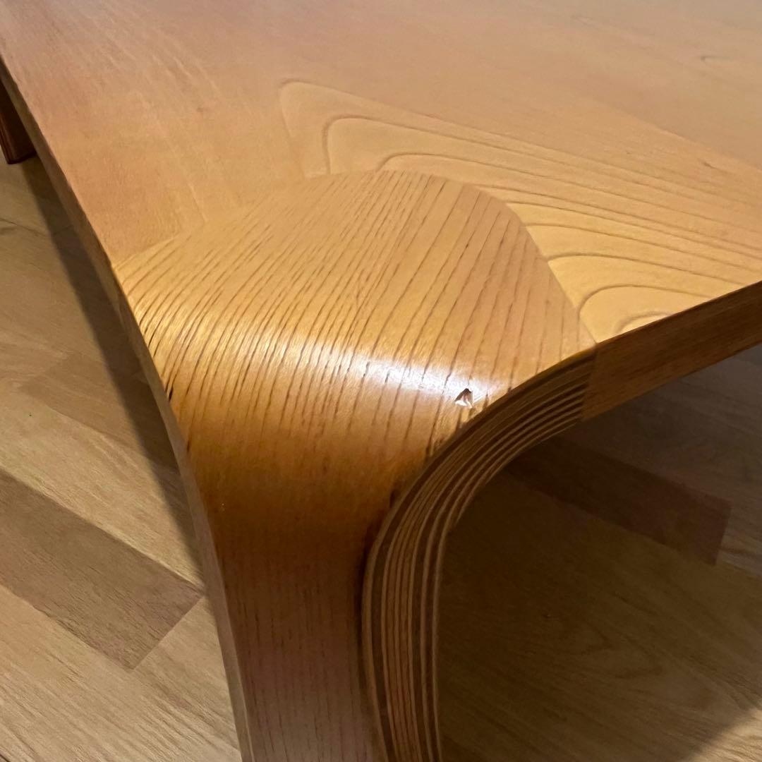 天童木工 座卓 ローテーブル 曲げ木 成形合板 和室 リビングテーブル