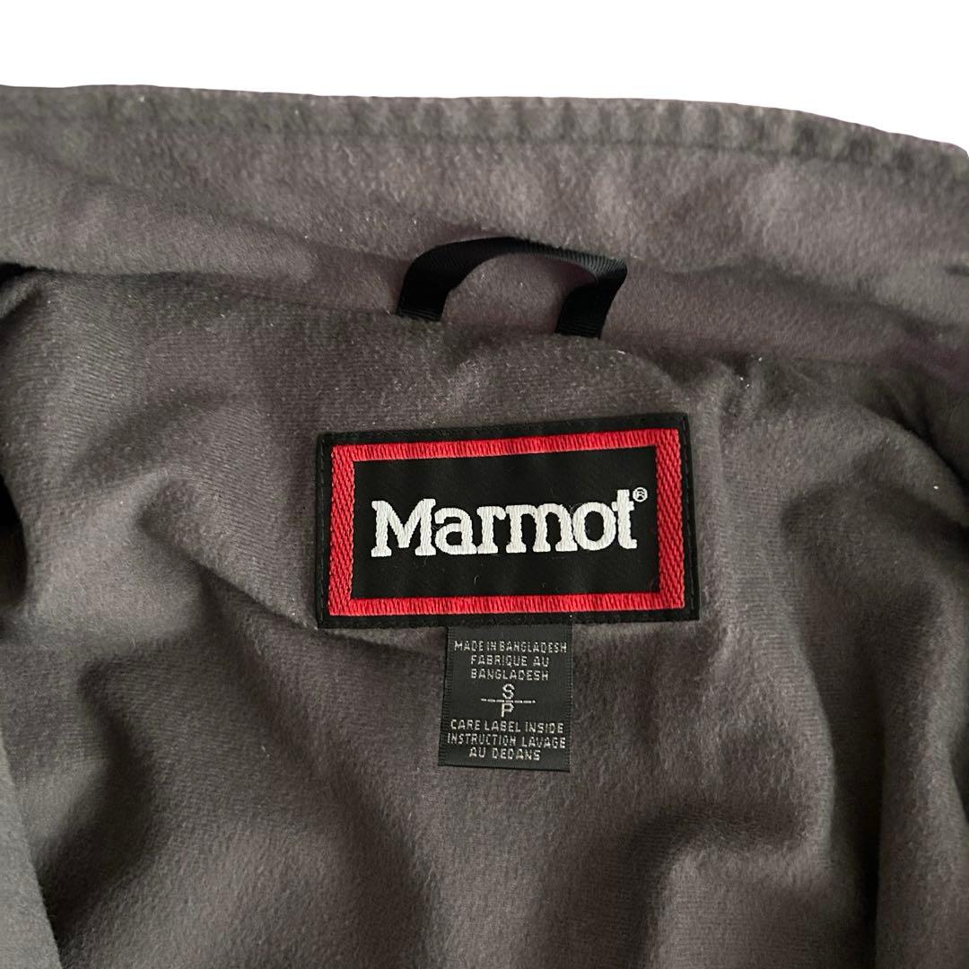 【希少】90s Marmot 裏フリース ナイロントラックジャケット 短丈