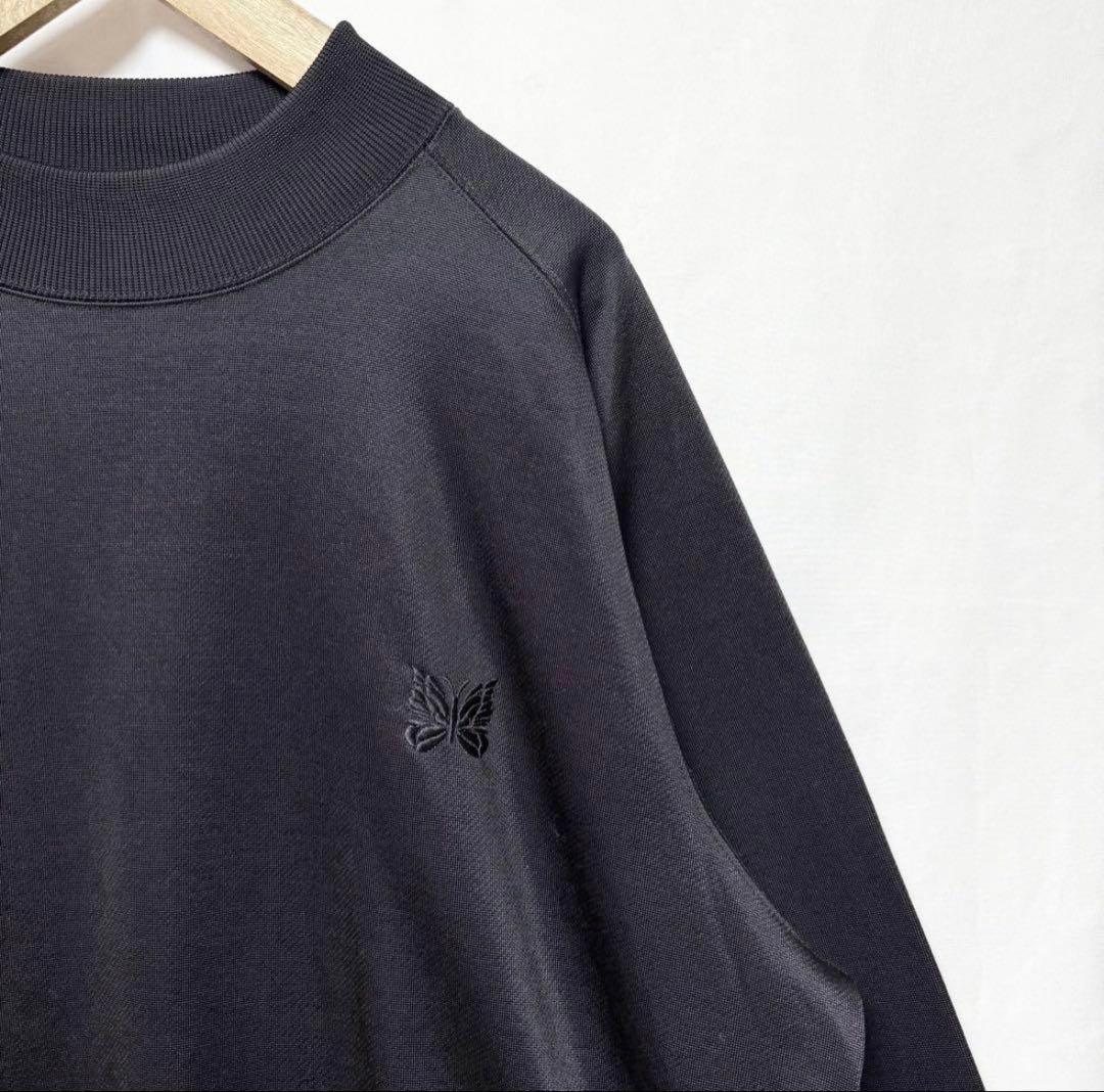2時間限定値下げ XLサイズ Needles ジャージーモックネックT