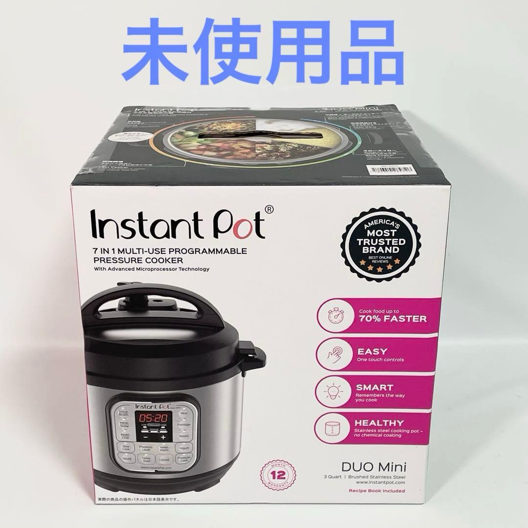 【未使用品】Instant Pot Duo Mini 3.0L マルチ電気圧力鍋
