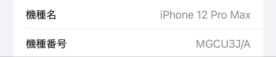 iPhone 12 Pro Max 128GB SIMロック解除済み