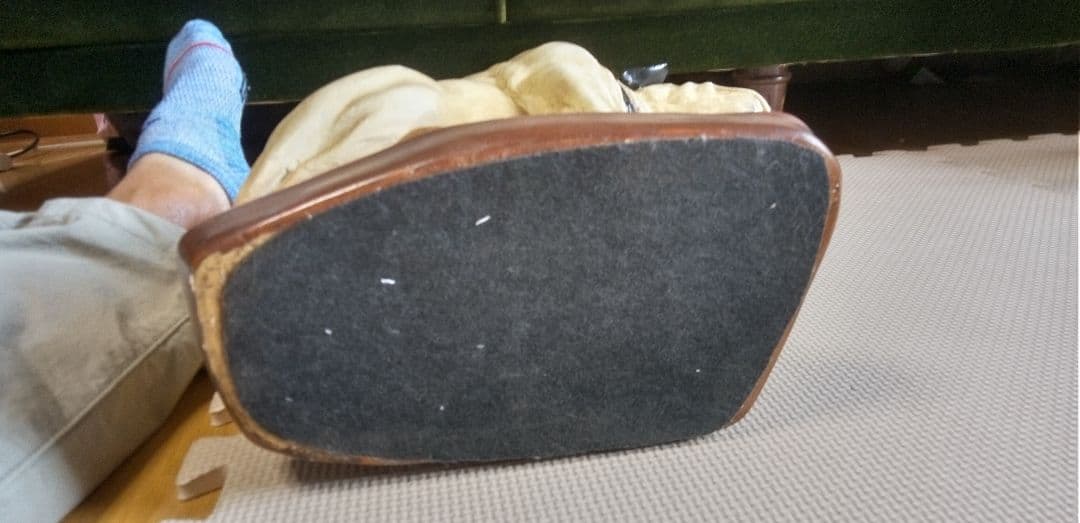 ニッパー犬 陶器製　大きい 　当時置物