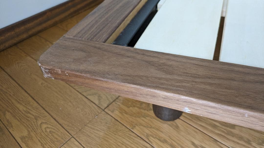 【無印良品】木製ベッドフレーム（セミダブル/すのこタイプ）