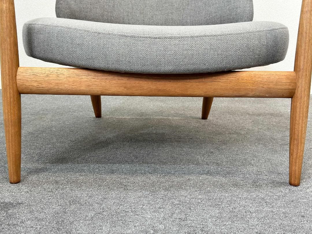 キタニ■IL-02 イージーチェア　1Pソファ グレー系 北欧デザイン