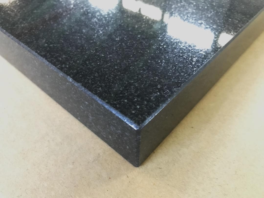 【雛鳥】高級 天然黒御影石 特注ボード● 5面本磨き　送料無料