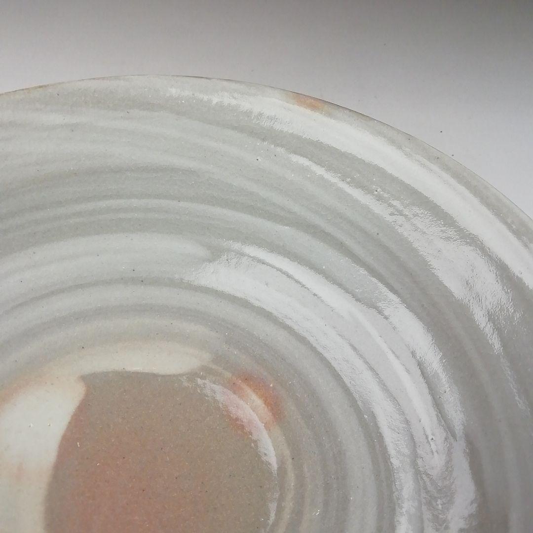 Ｔ４０７　茶碗　『萩焼』『平茶碗』『城山窯　金子信彦 造』　共箱　抹茶碗　茶道具