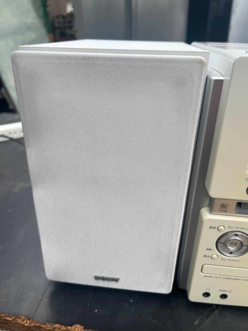 SONY CD・MD・カセットデッキ ホワイト