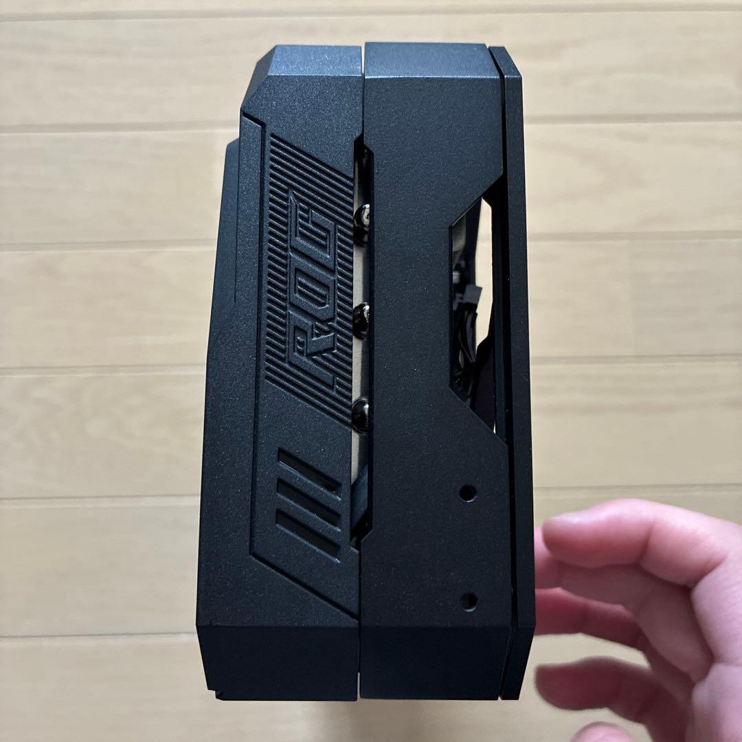 ASUS ROG RTX 3070 ヒートシンク　ファン　バックプレート　LED