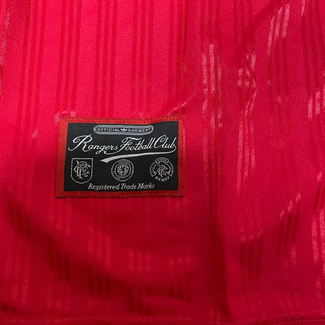 サッカーユニフォーム　グラスゴーレンジャースXL