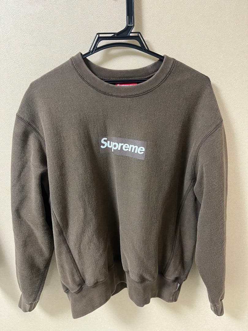 トップス Supreme Washed Box Logo Crewneck small