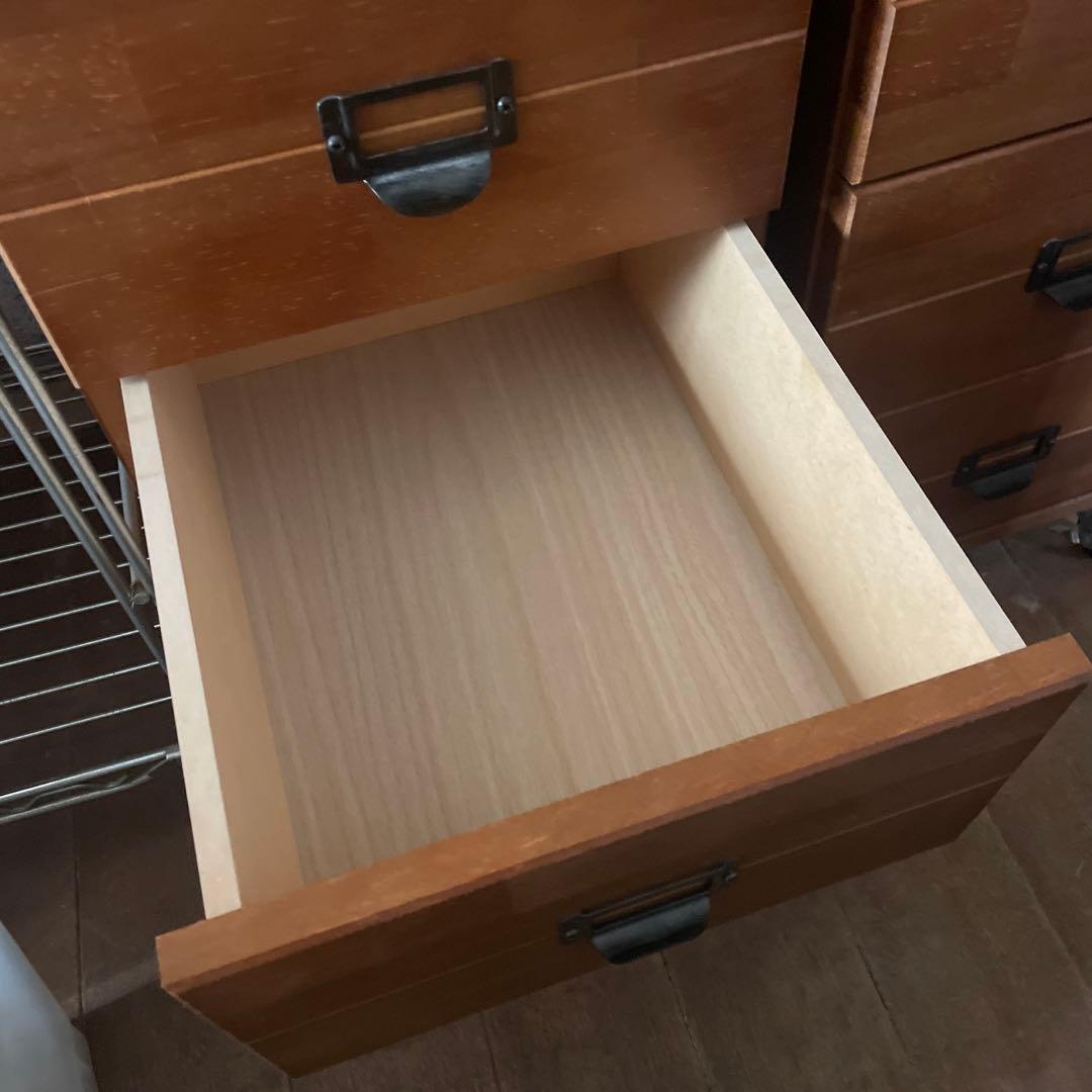 多段チェスト 9段 書類 引き出し 収納 天然木製 ウッド 収納棚 チェスト