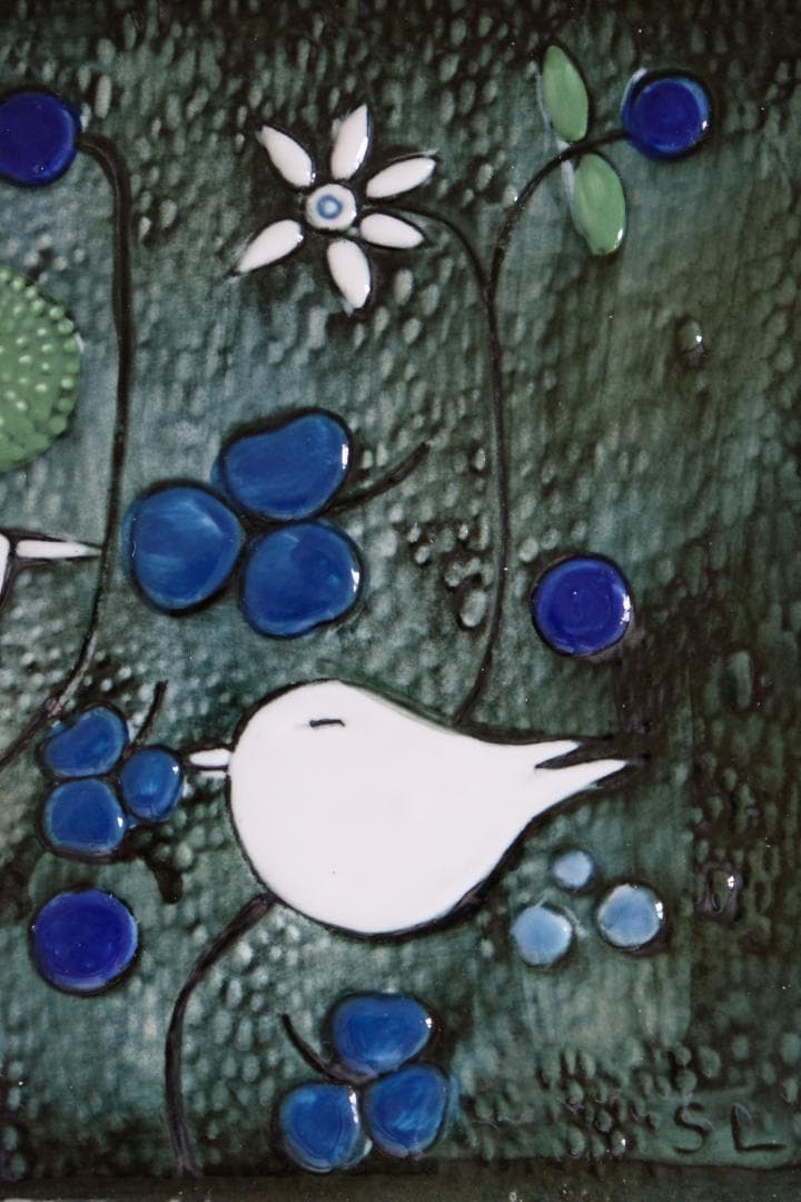 ロールストランド/シルヴィア・レウショヴィウス/陶板/プレート/リサラーソン