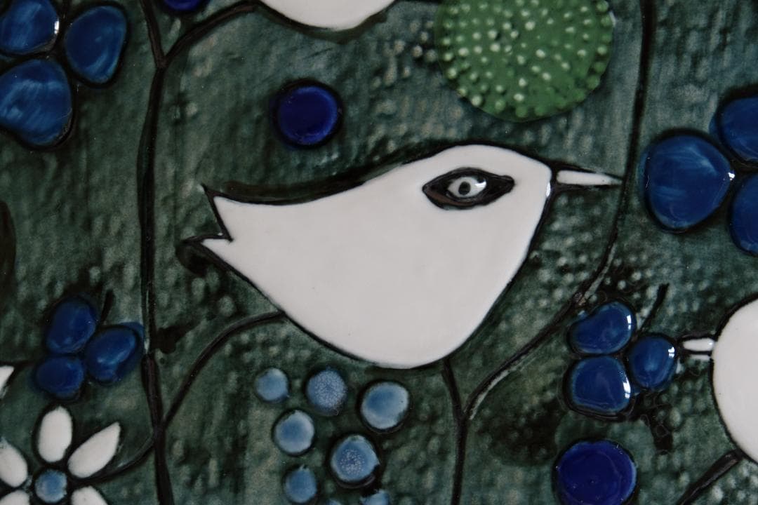 ロールストランド/シルヴィア・レウショヴィウス/陶板/プレート/リサラーソン