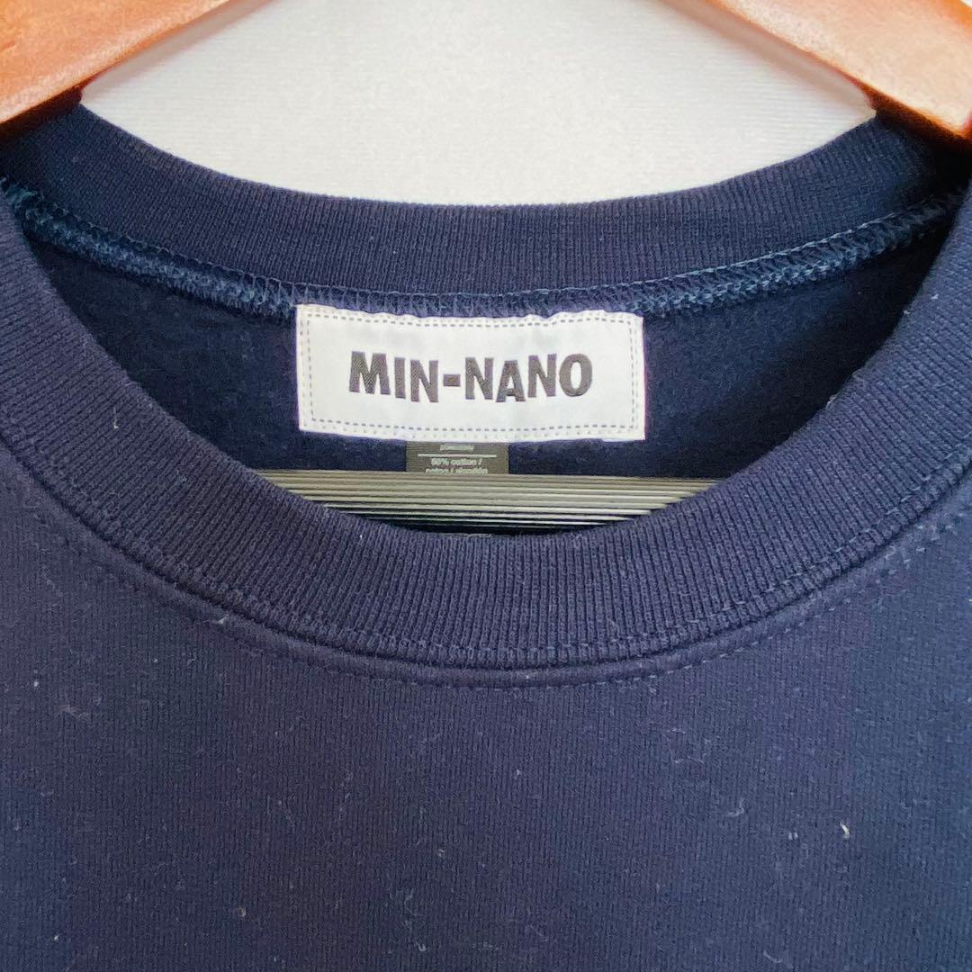 wake. sapporo MINNANO スウェット　NAVY-WHI