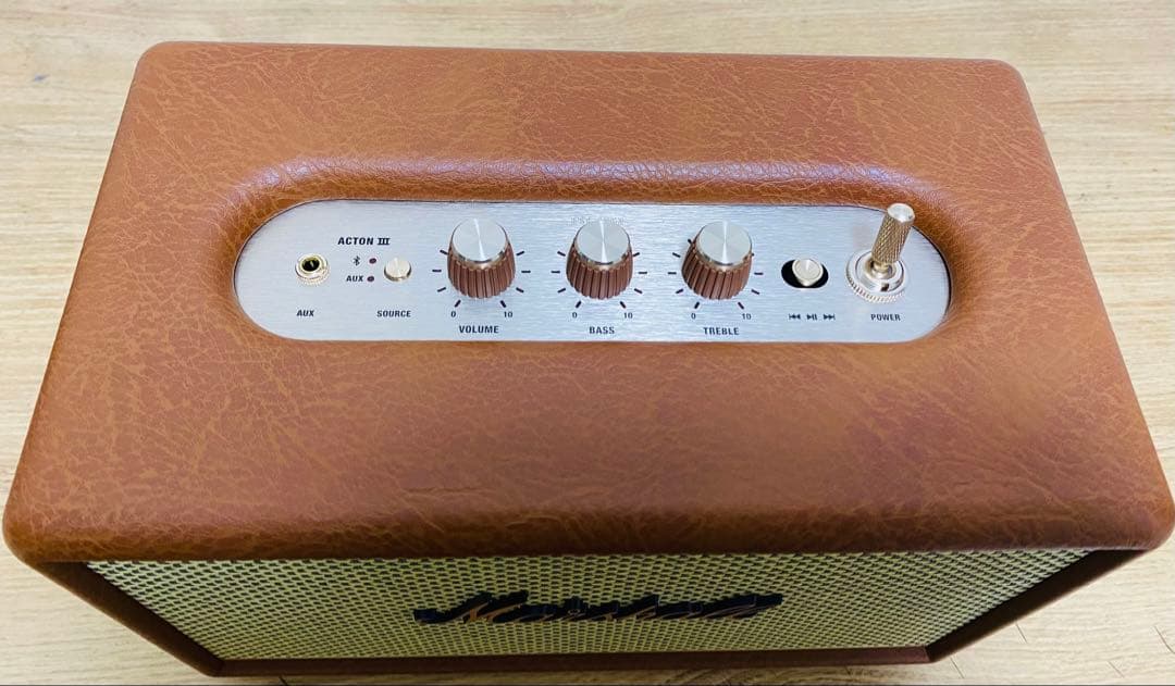 ⭕️極美品。国内正規品⭕️Marshall スピーカー ActonⅢ ブラウン。