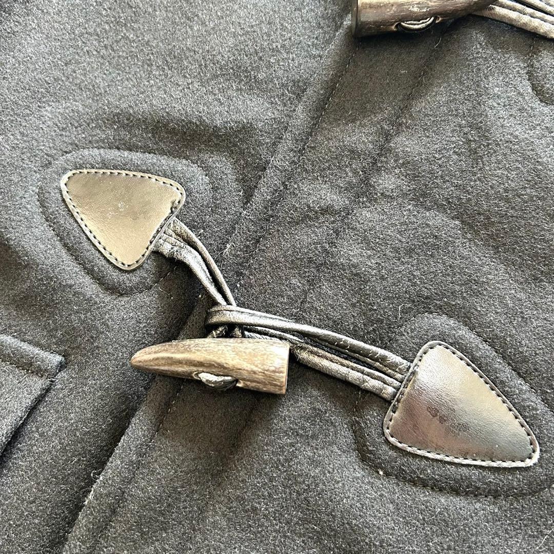 バーバリーブラックレーベル　ダッフルコート　裏地キルティング　ブラック　L相当