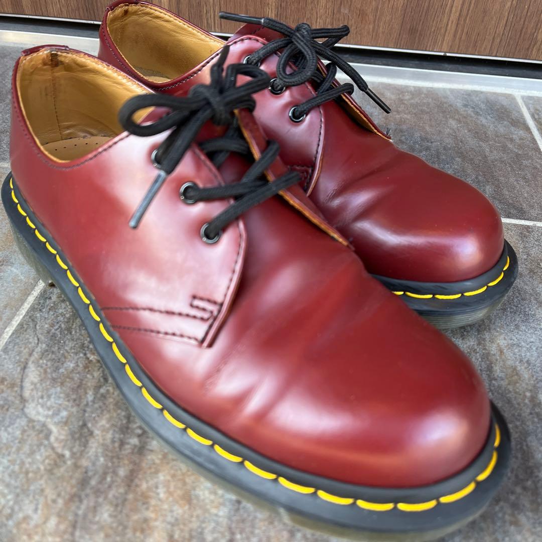 Dr. Martens バーガンディ UK7 レースアップ ドクターマーチン