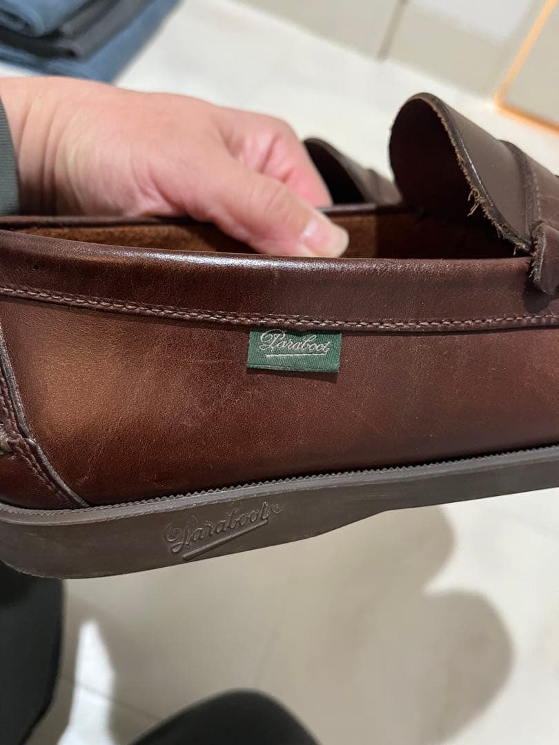 パラブーツ　ローファー