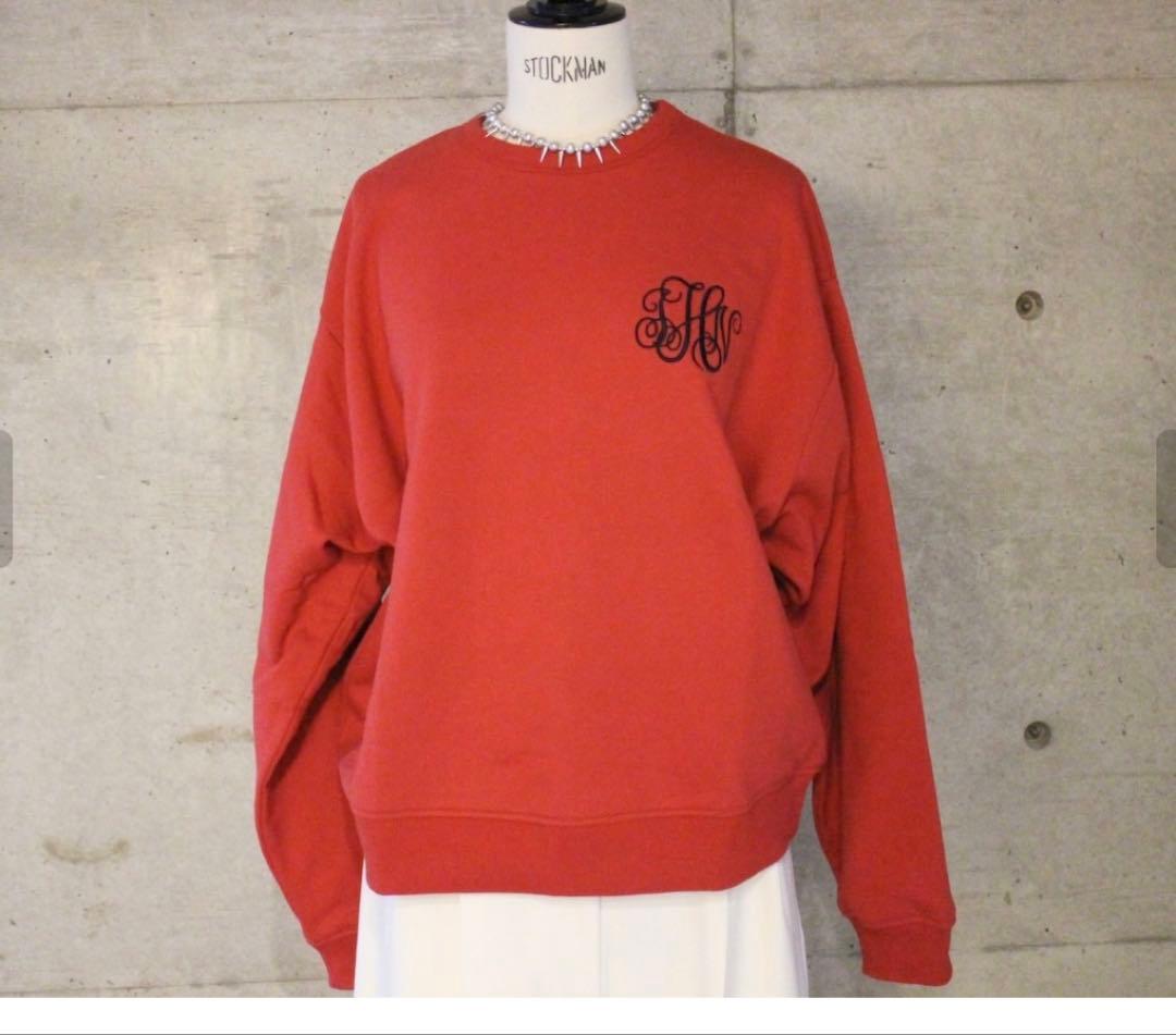 【JNHearts】 Monogram LogoスウェットRED/36