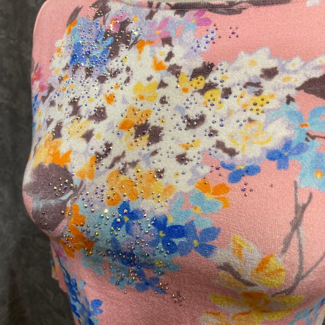 社交ダンス　ブルマリン　最高級スパンコール　BLUMARINE イタリア製