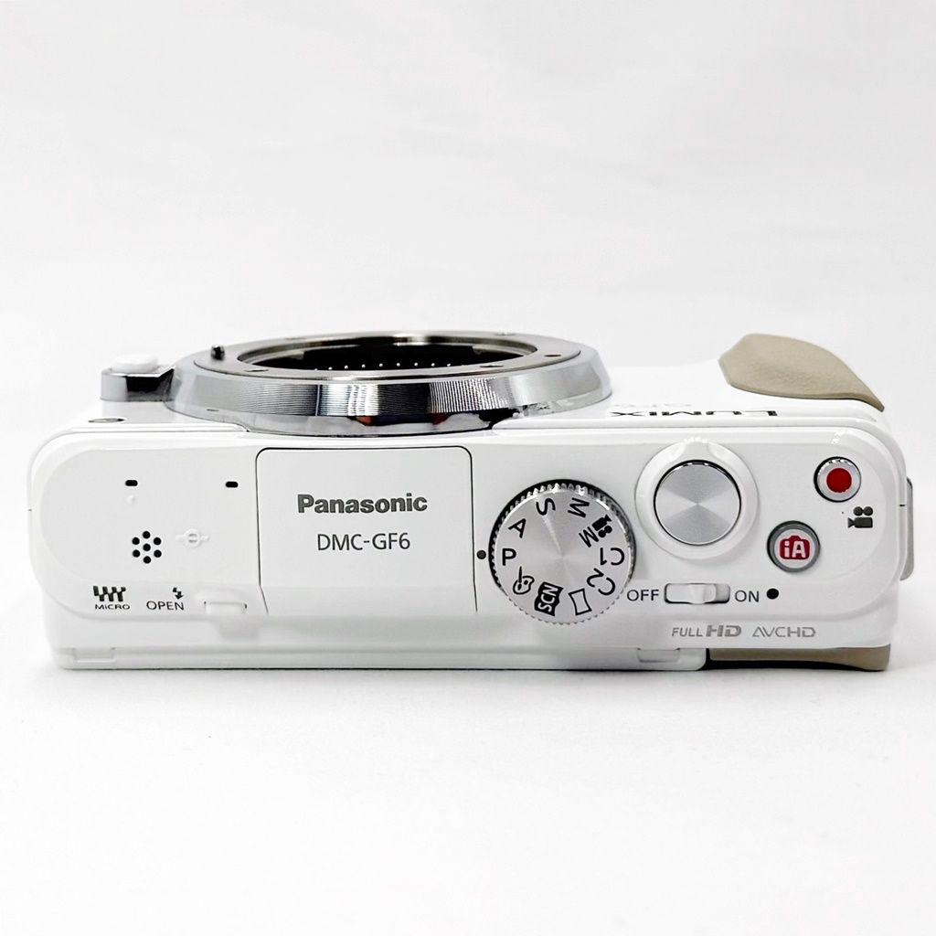 【美品】パナソニック DMC-GF6W ダブルズームキット ミラーレス カメラ