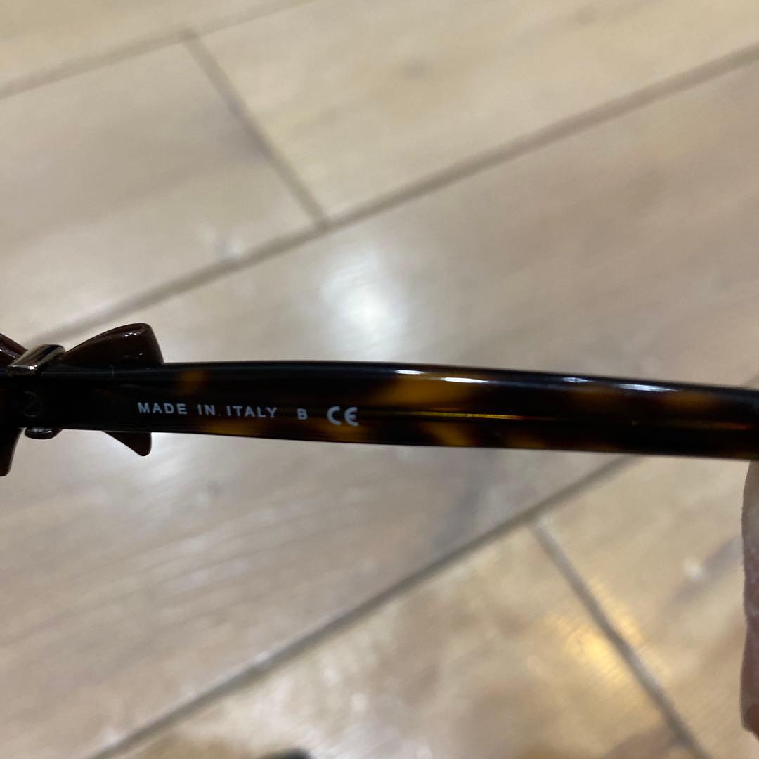CHANEL シャネル　サングラス ブラウン　べっこう　リボン　美品