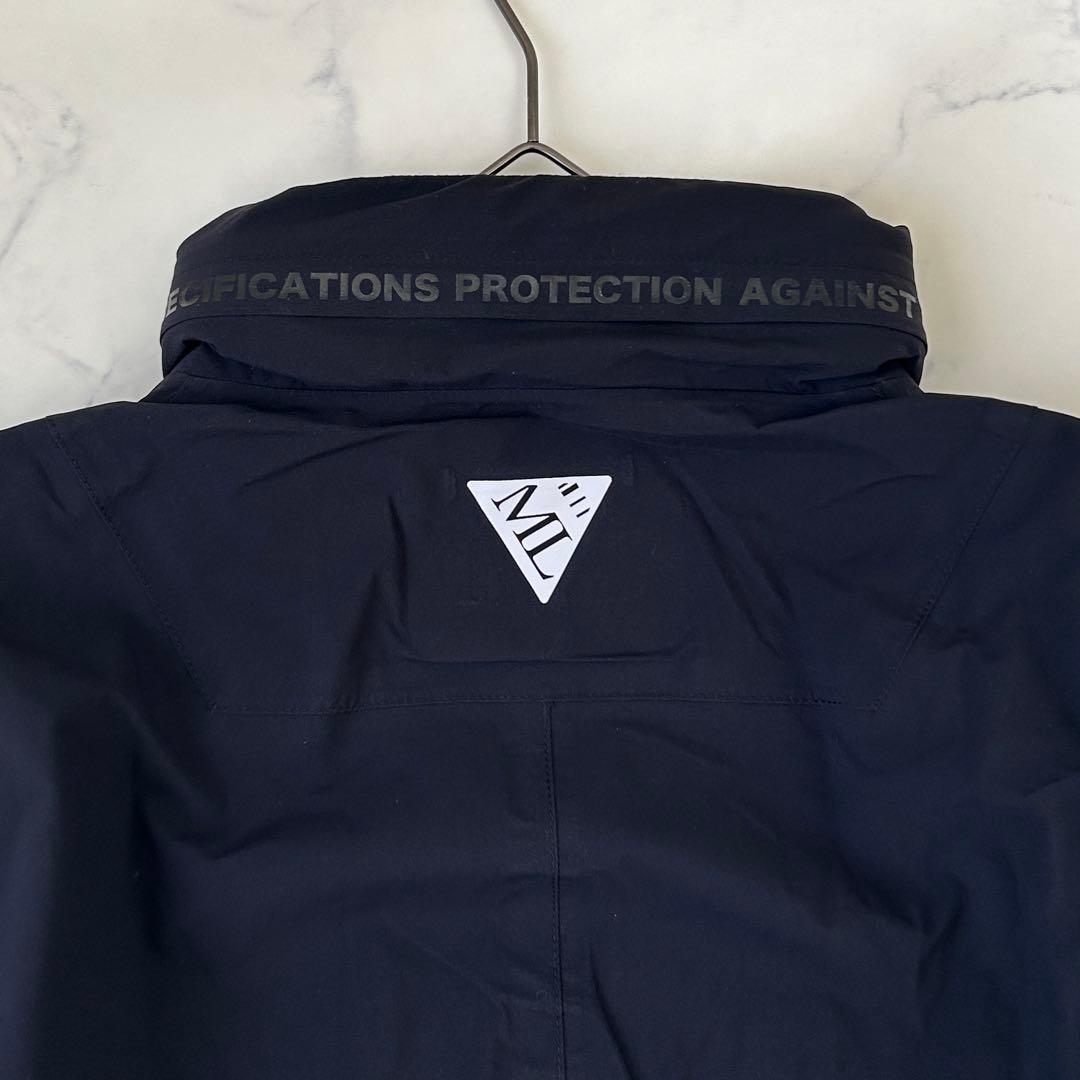 マークアンドロナ コードシリーズ レインウェア ブルゾン フード 4ウェイ