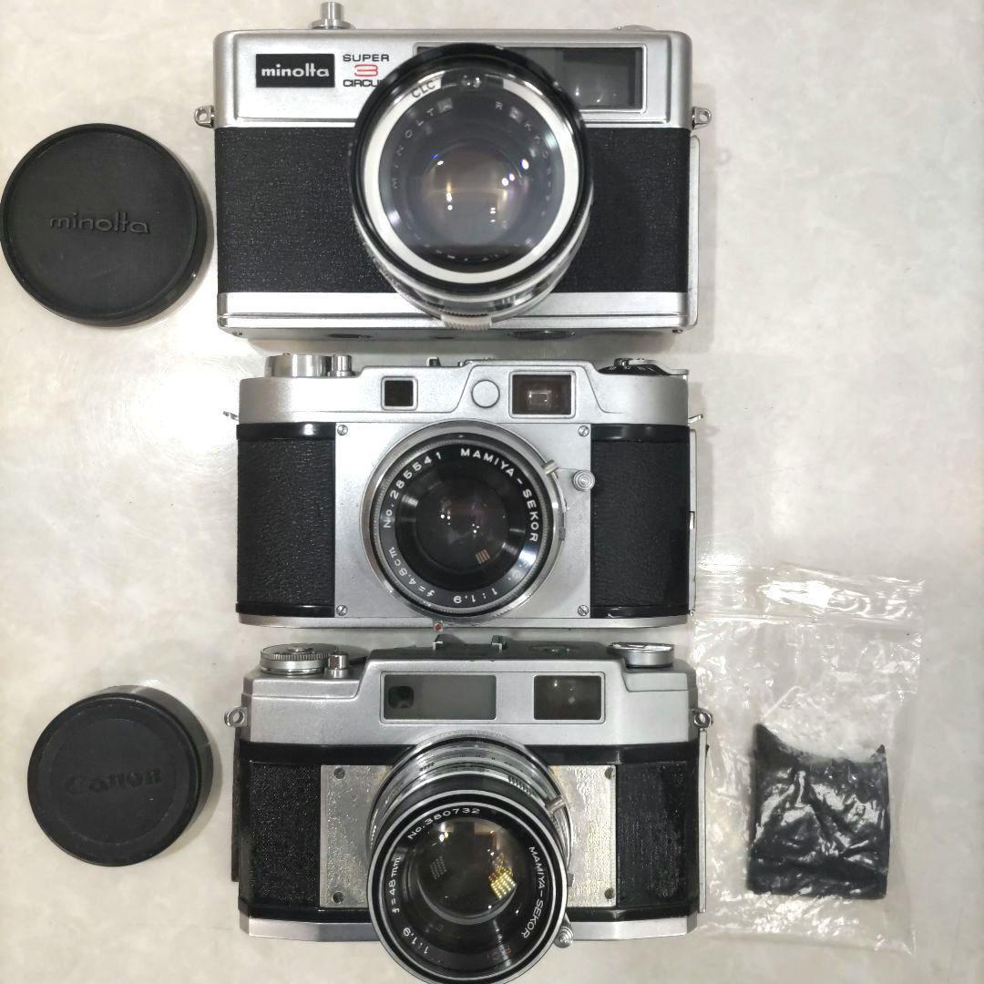 【ジャンク品】昭和レトロ レンジファインダーカメラ 7台 まとめ