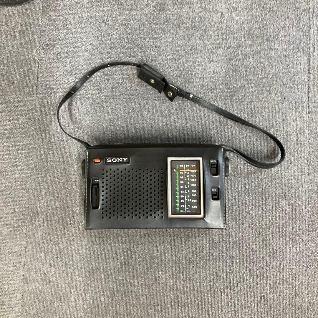 昭和レトロ70年代SONY ポータブルラジオ ICF-5350FM/AM/SW