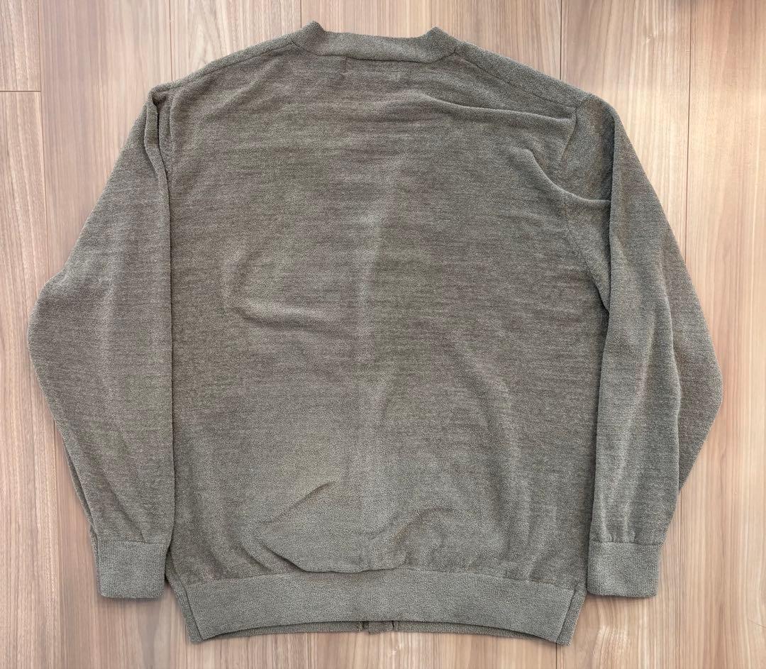 メンズウェア 8G SHOOT CHENILLE KNIT CARDIGAN -GREIGE-